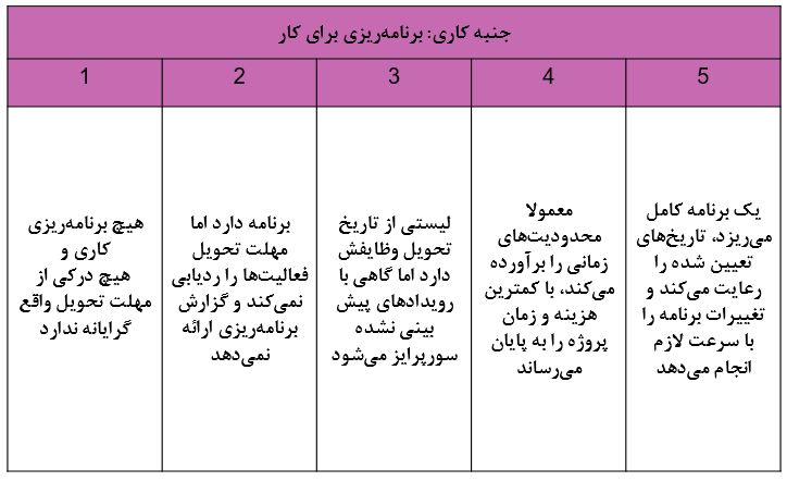 مقیاس رتبهبندی رفتاری - سیستم ارزیابی عملکرد کارکنان
