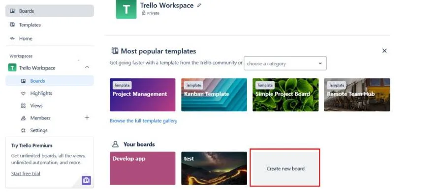 نرم افزار برنامه ریزی کارها  Trello